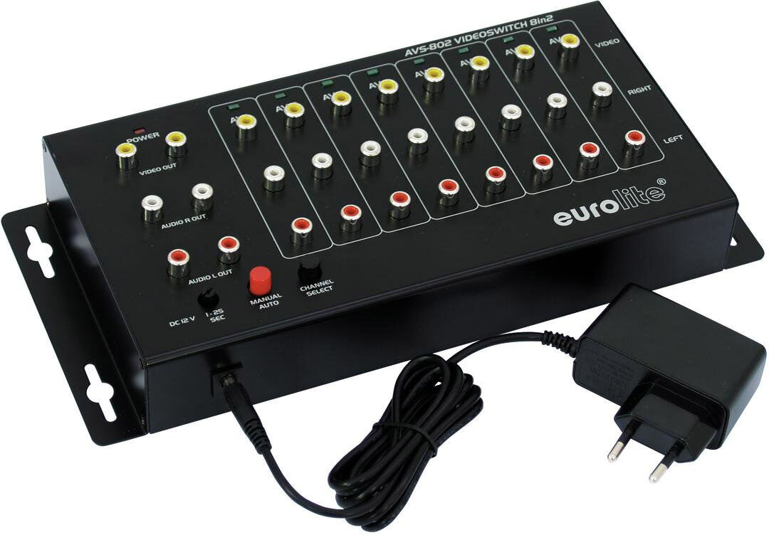 EuroLite AVS-802 Video switch 8in2 - Video accessories