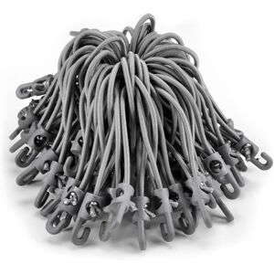 Riggatec Spannfix 4mm silver-grey 13cm 100 pcs. - Rubber cords-Spannfix