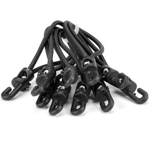 Riggatec Spannfix 4mm black 13cm 10 pcs. - Rubber cords-Spannfix