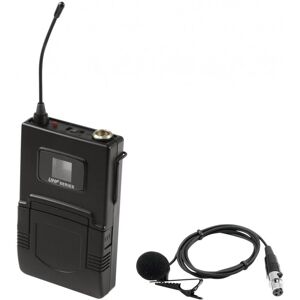 OMNITRONIC UHF-502 Bodypack incl. 823-832MHz Lavalier (CH B orange) - Lavalier systems