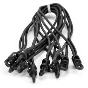 Riggatec Spannfix 4mm black 27cm 10 pcs. - Rubber cords-Spannfix