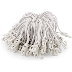 Riggatec Spannfix 4mm white 13cm 100 pcs. - Rubber cords-Spannfix