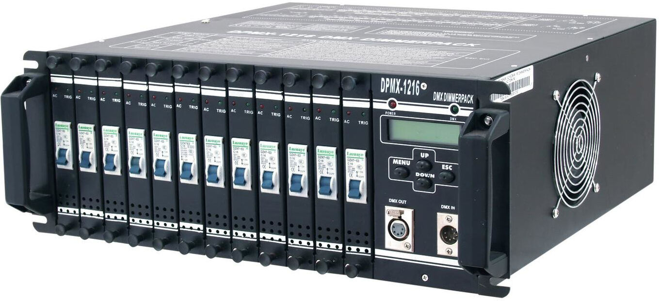 EuroLite DPMX-1216 DMX Dimmer Pack - Dimmer