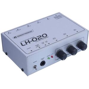 OMNITRONIC LH-020 3-Channel Mic Mixer - DI boxes