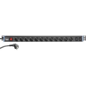 Adam Hall Accessories 874714 - Mains Power Strip with 14 Sockets - Power strips