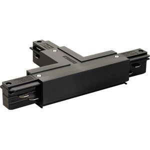 Eutrac 3 Phase T-Connector, Databus, outside right, black - Accessories for three-phase power rail