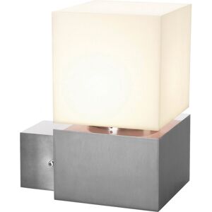 SLV SQUARE WALL, E27, outdoor wall light, stainless steel 304, max. 20W, IP44 - Floor, wall and ceiling lights (outdoor)