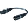 SOMMER CABLE Adaptercable 3pin XLR(M)/5pin XLR(F) bk - Adapter cables