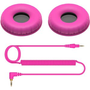 Pioneer DJ HC-CP08-V accessory packs, 2x earpads and 1 cable, pink - Accessories for headphones