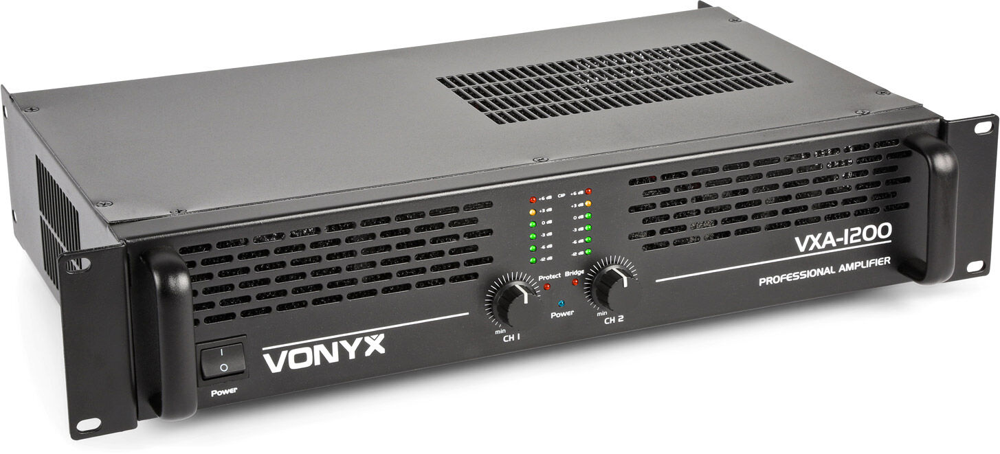 Vonyx PA-Amplifier VXA-1200 II 2x 600W -B-Stock- - Sale% Miscellaneous