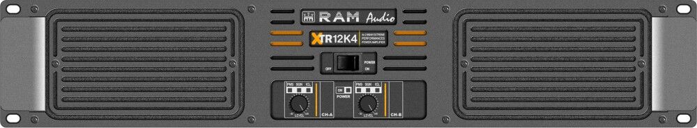 Ram Audio XTR 12 K4 - PA Amplifier 4x 2950 W 4 Ohm - Multi-channel amplifiers