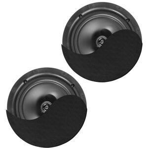 Power Dynamics NCBT8B Amplified Low Profile Ceiling Speaker Set BT 8" Black -B-Stock- - Sale% Speakers