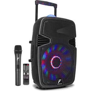 Fenton FT15JB Portable Sound System 15" 800W with light show - Wireless powered speakers