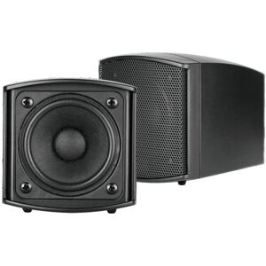 OMNITRONIC OD-2 Wall Speaker 8Ohms black 2x - Passive speakers