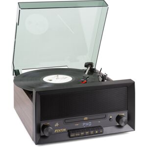 Fenton RP135W Record Player 60's Combi Wood -B-Stock- - Sale% Speakers