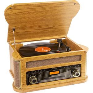 Fenton Memphis Vintage Record Player Light Wood - Record players