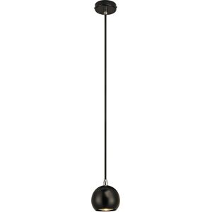 SLV LIGHT EYE BALL, pendant, LED GU10, black/chrome, black textile cable, black/chrome ceiling -B-Stock- - Sale% Lights for home & commercial use