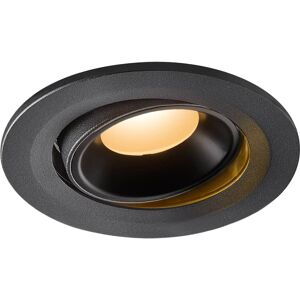 SLV NUMINOSÂ® MOVE S, black recessed ceiling light, 2700K 40Â° - Recessed lights