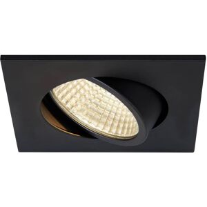 SLV NEW TRIA 68 I CS, Indoor LED recessed ceiling light black square 3000K 38Â° incl. driver clip - Recessed lights