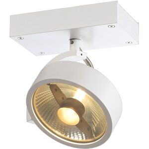 SLV KALU wall and ceiling light, single-headed, QPAR111, round, matt white, max. 75 W - Wall and ceiling lights