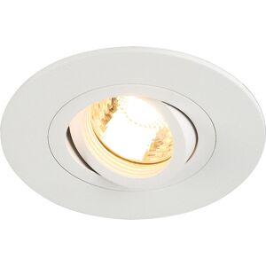 SLV NEW TRIA XL, recessed fitting, QPAR51, round, matt white, max. 50W, incl. clip springs - Downlights