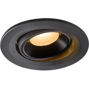 SLV NUMINOSÂ® MOVE S, black recessed ceiling light, 2700K 40Â° - Recessed lights
