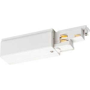 SLV S-TRACK DALI feed-in, left, white - Accessories for three-phase power rail