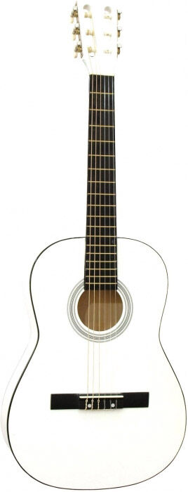 DIMAVERY AC-303 Classical Guitar 3/4, white - Acoustic guitars