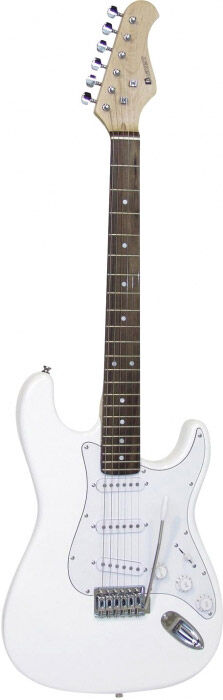 DIMAVERY ST-203 E-Guitar, white - Guitars