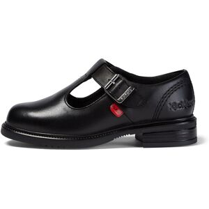 Kickers Junior Girls Lach T-Bar Leather Black- 13164217