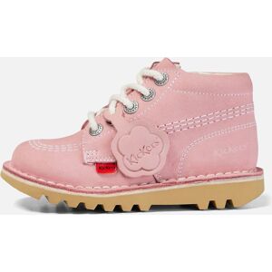 Kickers Infant Unisex Kick Hi Zip Nubuck Light pink- 13164911