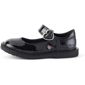 Kickers Infant Girls Adlar Heart Mj Patent Leather Black- 13165165