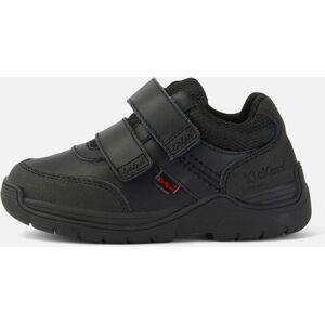 Kickers Infant Boys Stomper Mid Leather Black- 13863297