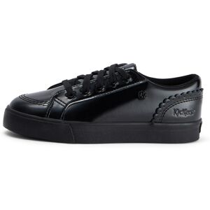 Kickers Junior Girls Tovni Lo Bloom Patent Leather Black- 13891842