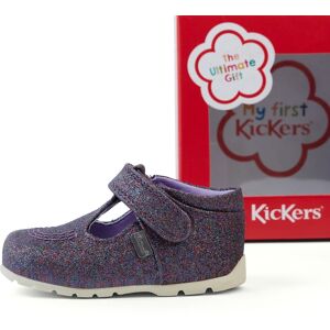 Kickers Baby Kick T Glitter Textile Purple- 13944915