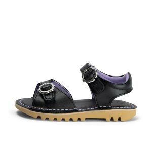 Kickers Infant Girls Kick Sandal Flower Leather Black- 14214411