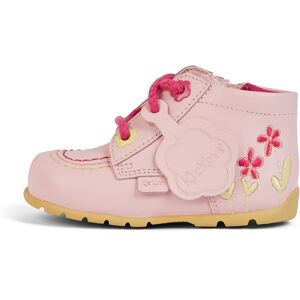 Kickers Baby Kick Hi Flower Boots Leather Pink- 14303271