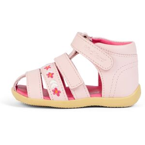 Kickers Babies Wriggle Baby Flower Sandals Leather Pink- 14303198