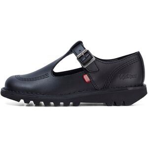 Kickers Adult Womens Kick T-Bar Leather Black- 13163959