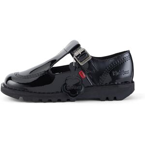 Kickers Adult Womens Kick T-Bar Patent Leather Black- 11407709