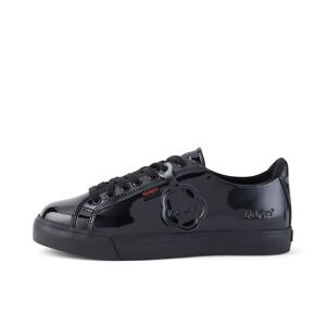 Kickers Adult Womens Tovni Lacer Patent Leather Black- 13164698