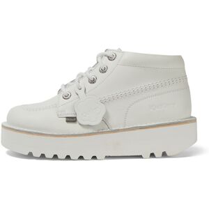 Kickers Adult Women's Kick Hi Stack Leather White- 13636475