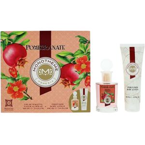 Monotheme Pomegranate 2 Piece Gift Set: Eau De Toilette 100ml - Body Lotion 100m Monotheme Pomegranate 2 Piece Gift Set: Eau De Toilette 100ml - Body Lotion 100m