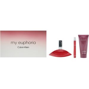Calvin Klein My Euphoria 3 Piece Gift Set: Eau De Parfum 100ml - Eau De Parfum 1 Calvin Klein My Euphoria 3 Piece Gift Set: Eau De Parfum 100ml - Eau De Parfum 1