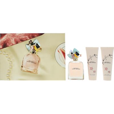 Marc Jacobs Perfect 3 Piece Gift Set: Eau De Parfum 100ml - Body Lotion 75ml - S Marc Jacobs Perfect 3 Piece Gift Set: Eau De Parfum 100ml - Body Lotion 75ml - S