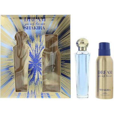 Shakira Dream You Only Live Once 2 Piece Gift Set: Eau De Toilette 80ml - Deodor Shakira Dream You Only Live Once 2 Piece Gift Set: Eau De Toilette 80ml - Deodor
