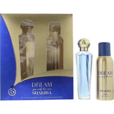 Shakira Dream You Only Live Once 2 Piece Gift Set: Eau De Toilette 80ml - Deodor Shakira Dream You Only Live Once 2 Piece Gift Set: Eau De Toilette 80ml - Deodor