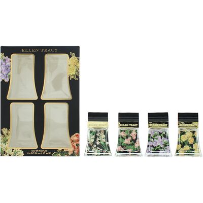 Ellen Tracy Classic Florals Black Coffret 4 Piece Gift Set: Eau De Parfum 4 X 15 Ellen Tracy Classic Florals Black Coffret 4 Piece Gift Set: Eau De Parfum 4 X 15