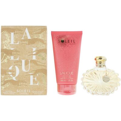 Lalique Soleil 2 Piece Gift Set: Eau De Parfum 50ml - Body Lotion 150ml Lalique Soleil 2 Piece Gift Set: Eau De Parfum 50ml - Body Lotion 150ml