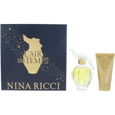 Nina Ricci L'air Du Temps 2 Piece Gift Set: Eau De Toilette 100ml - Body Lotion Nina Ricci L'air Du Temps 2 Piece Gift Set: Eau De Toilette 100ml - Body Lotion